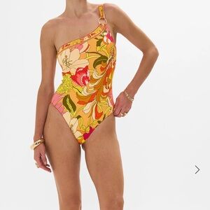 CAMILLA NEW One Shoulder One Piece
The Flower Child Society US Size 8